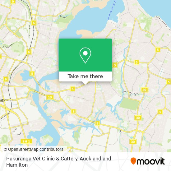 Pakuranga Vet Clinic & Cattery map