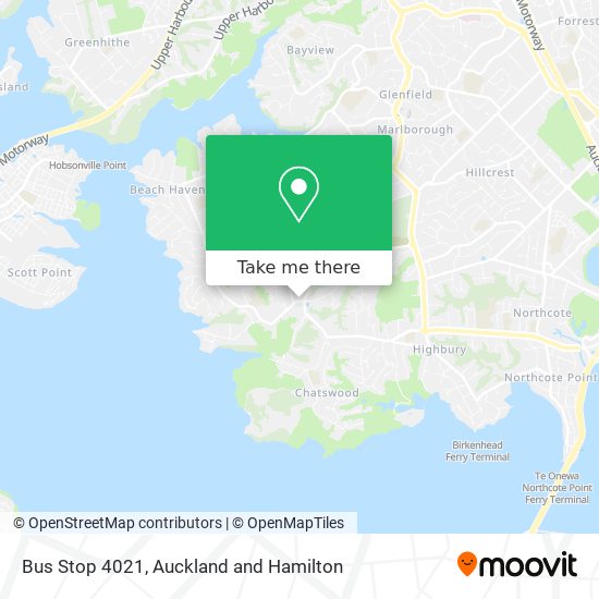 Bus Stop 4021 map