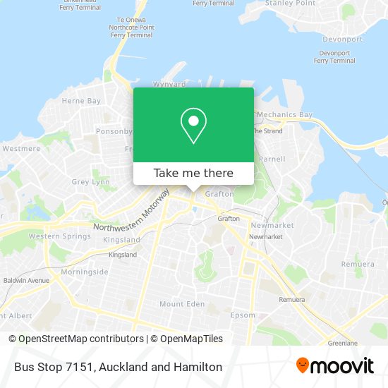 Bus Stop 7151 map