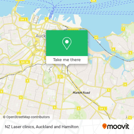 NZ Laser clinics map