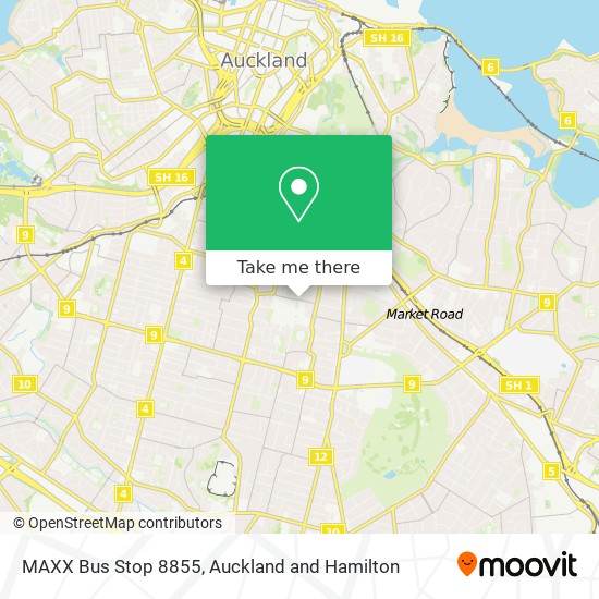 MAXX Bus Stop 8855 map