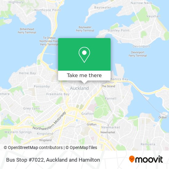 Bus Stop #7022 map