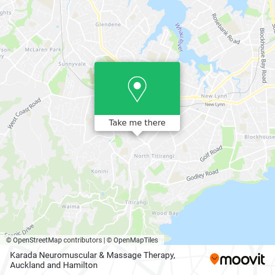 Karada Neuromuscular & Massage Therapy map