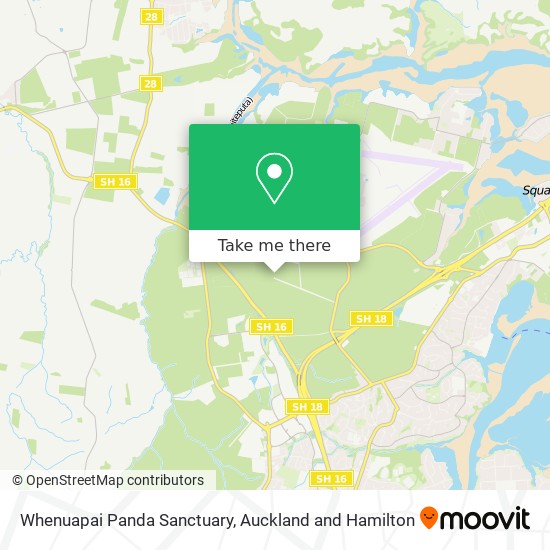 Whenuapai Panda Sanctuary map