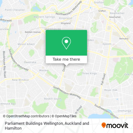 Parliament Buildings Wellington map