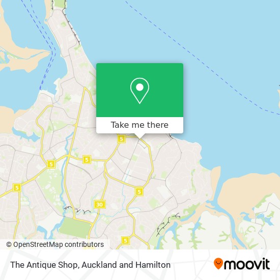 The Antique Shop map