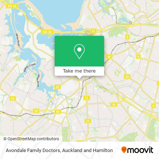 Avondale Family Doctors map