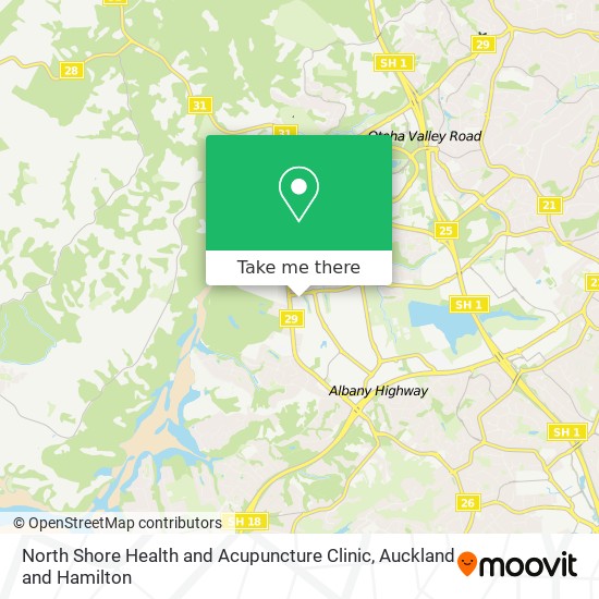 North Shore Health and Acupuncture Clinic map