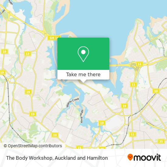 The Body Workshop map