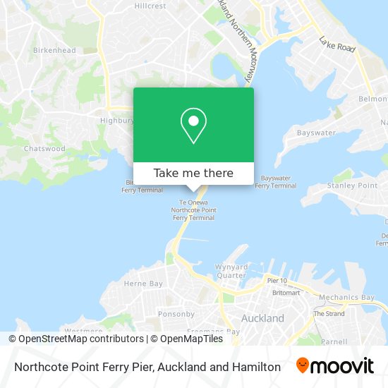 Northcote Point Ferry Pier地图