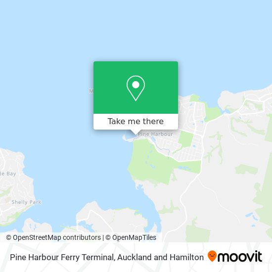 Pine Harbour Ferry Terminal map