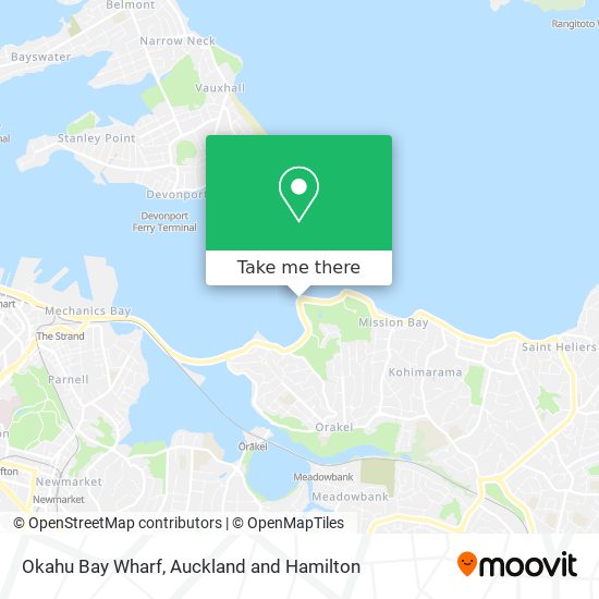 Okahu Bay Wharf map