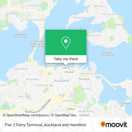 Pier 2 Ferry Terminal map