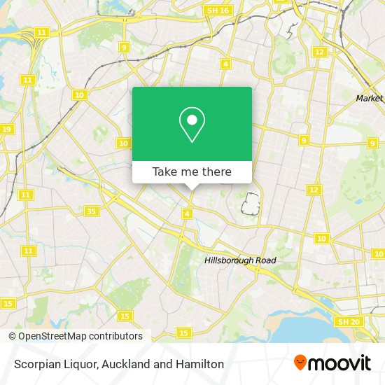 Scorpian Liquor map