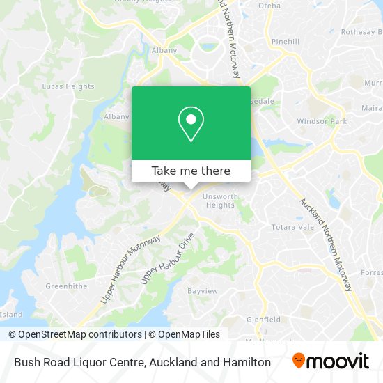 Bush Road Liquor Centre map