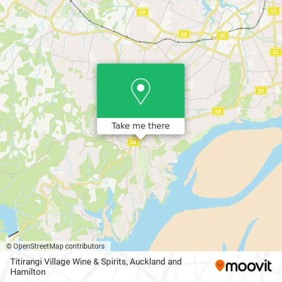 Titirangi Village Wine & Spirits map