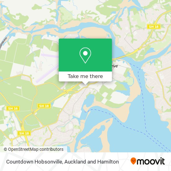 Countdown Hobsonville map