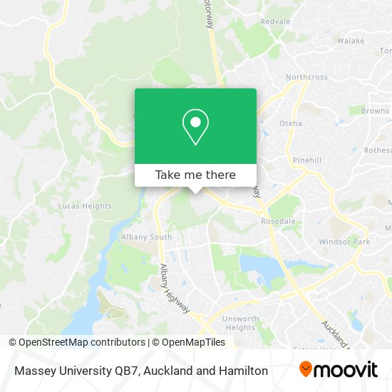 Massey University QB7 map