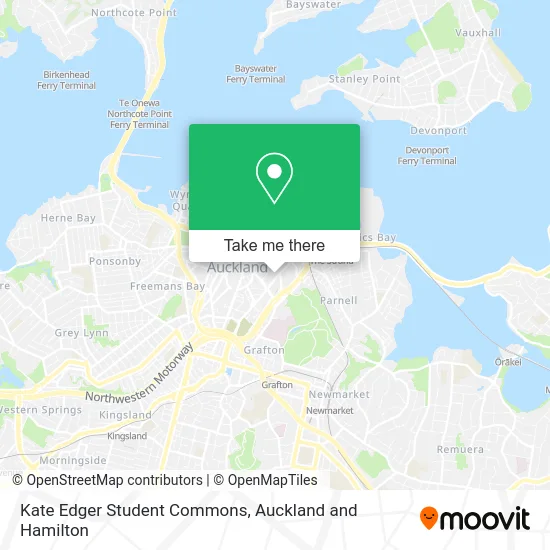 Kate Edger Student Commons map