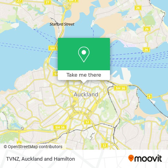 TVNZ map