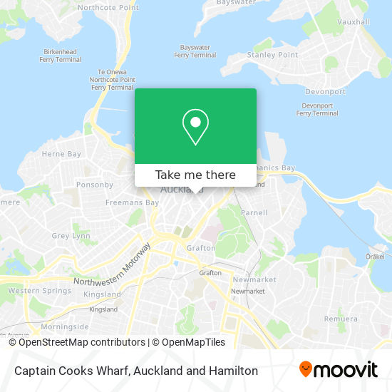 Captain Cooks Wharf map