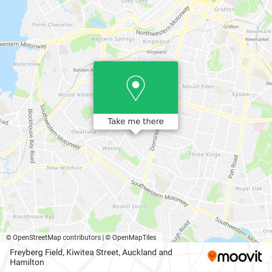Freyberg Field, Kiwitea Street地图