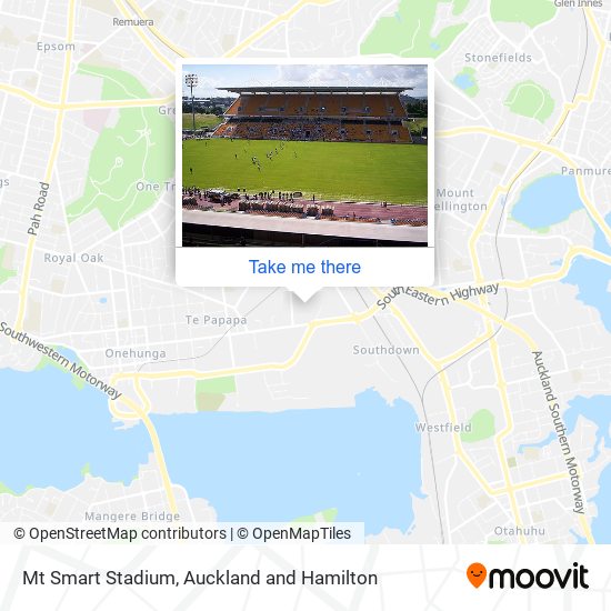 Mt Smart Stadium map