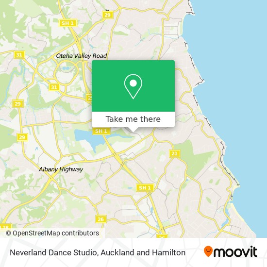 Neverland Dance Studio map