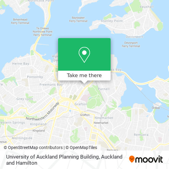 University of Auckland Planning Building地图