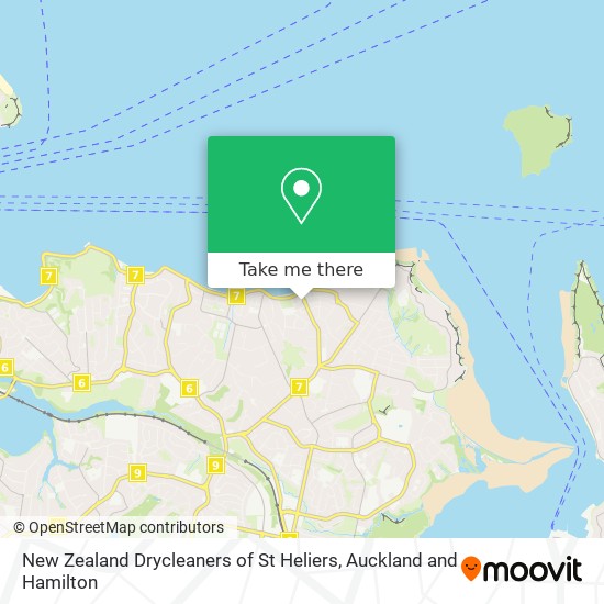 New Zealand Drycleaners of St Heliers map