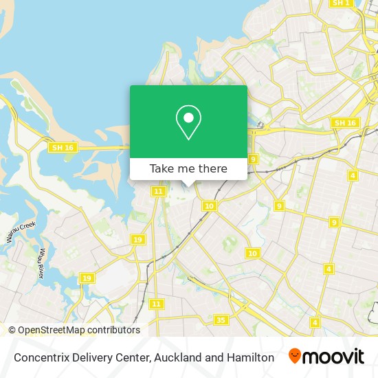 Concentrix Delivery Center map