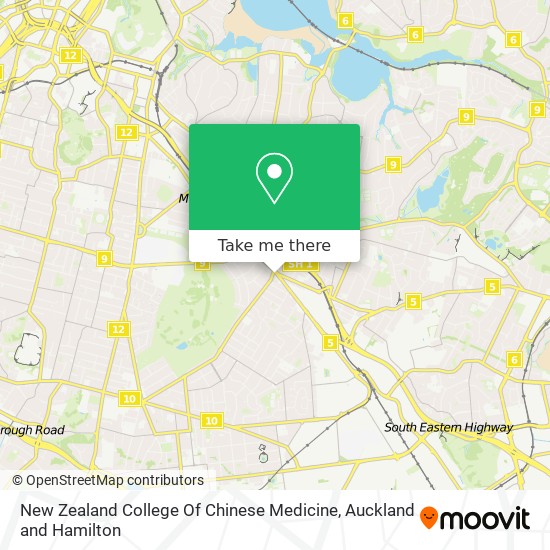 New Zealand College Of Chinese Medicine地图