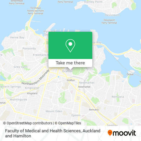 Faculty of Medical and Health Sciences map