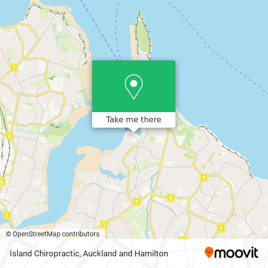 Island Chiropractic map