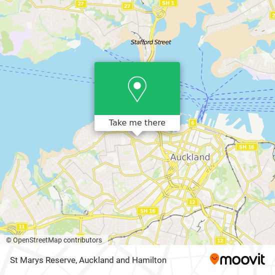 St Marys Reserve map