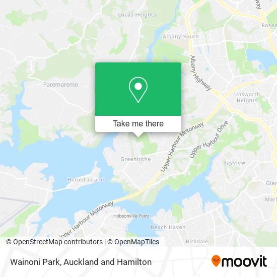 Wainoni Park map