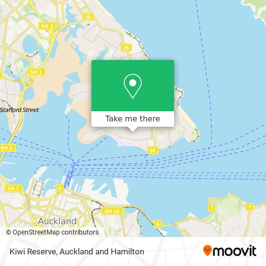 Kiwi Reserve map