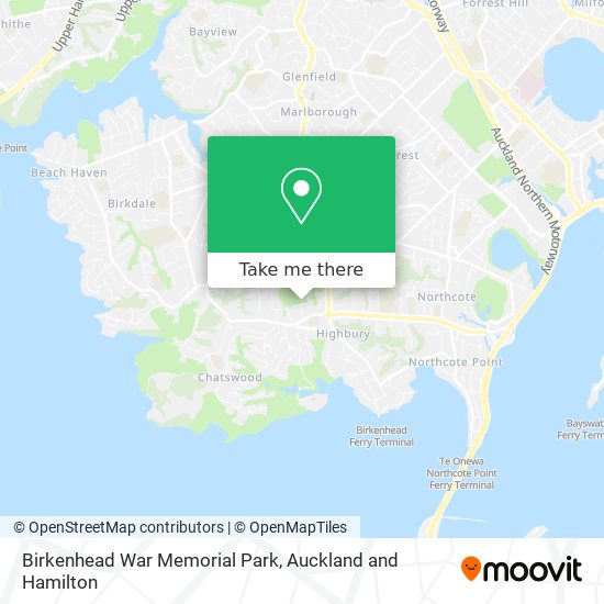 Birkenhead War Memorial Park地图