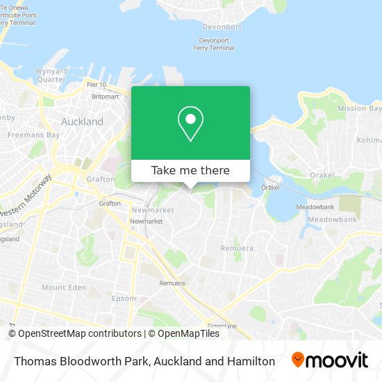 Thomas Bloodworth Park map