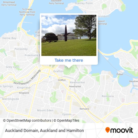 Auckland Domain地图