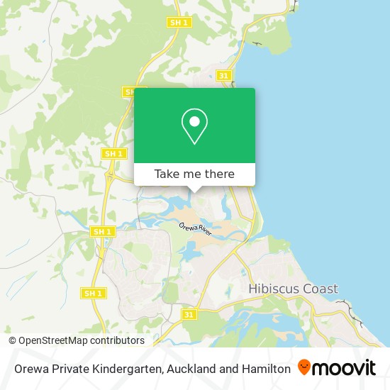 Orewa Private Kindergarten地图