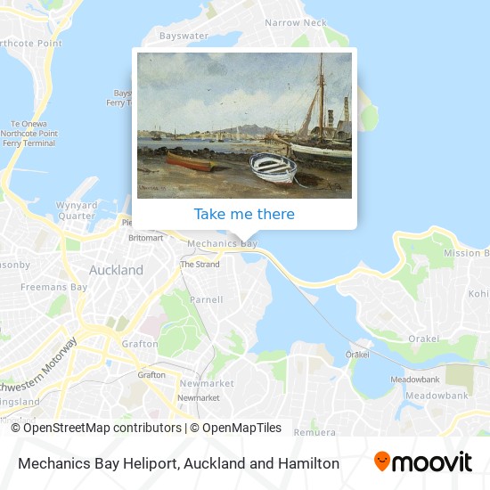 Mechanics Bay Heliport map