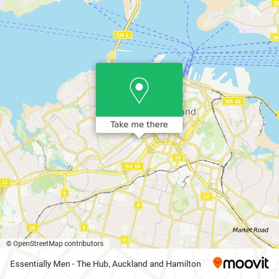 Essentially Men - The Hub map
