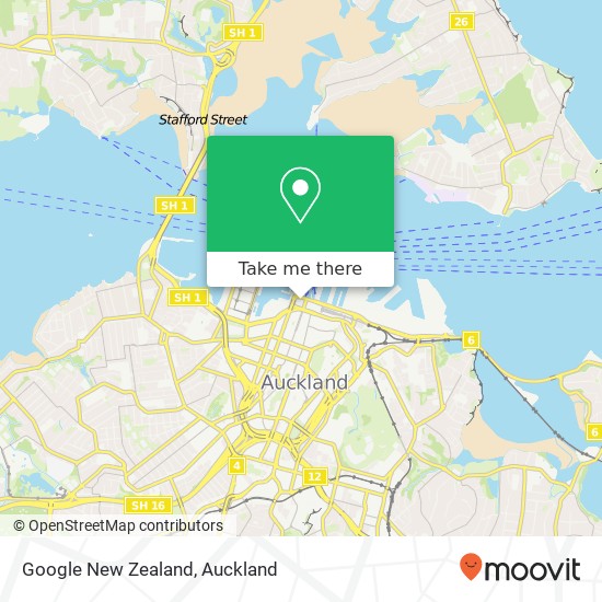 Google New Zealand地图