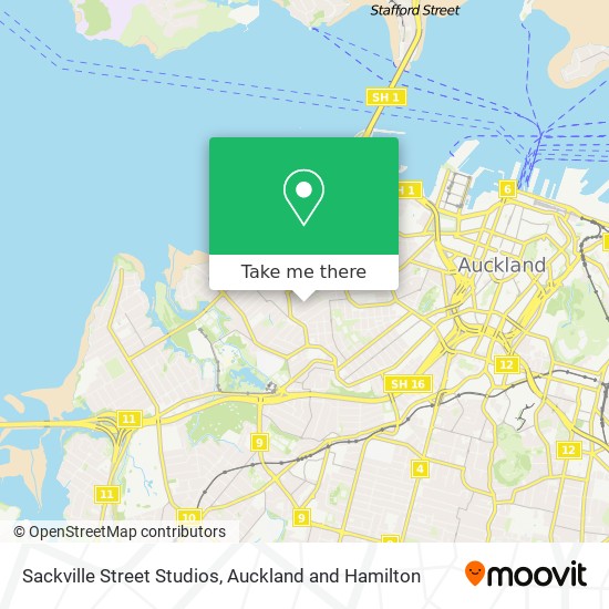 Sackville Street Studios map
