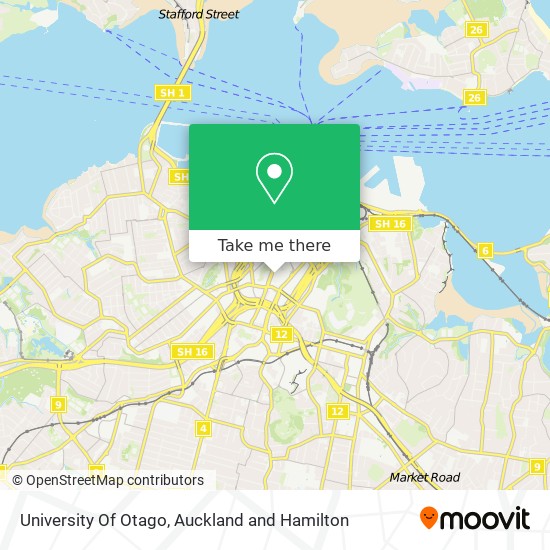University Of Otago地图