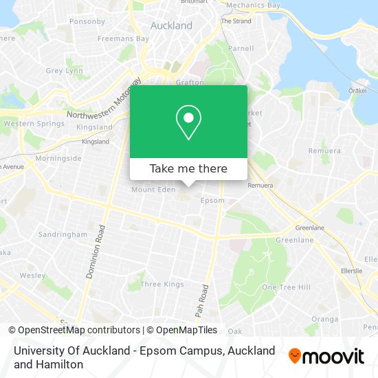 University Of Auckland - Epsom Campus地图