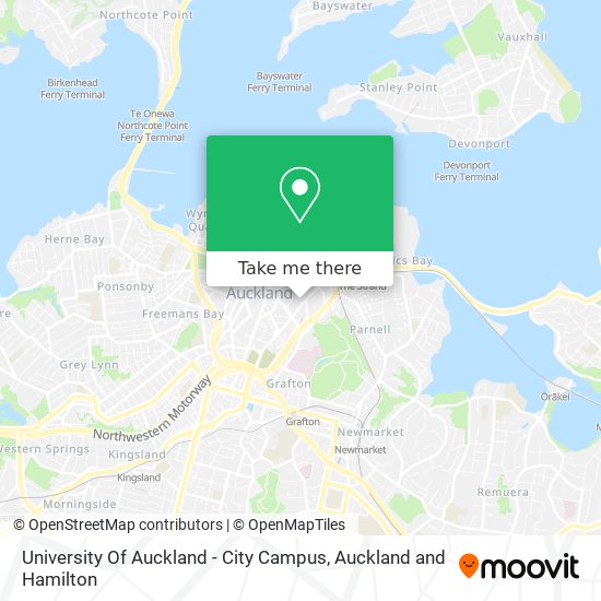 University Of Auckland - City Campus地图