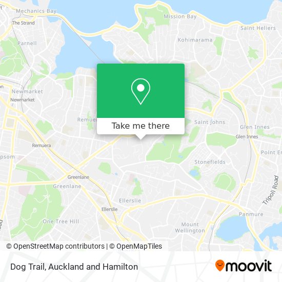 Dog Trail map