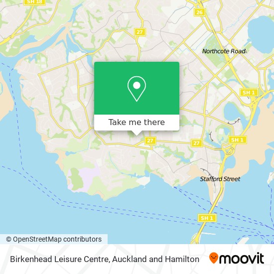 Birkenhead Leisure Centre map